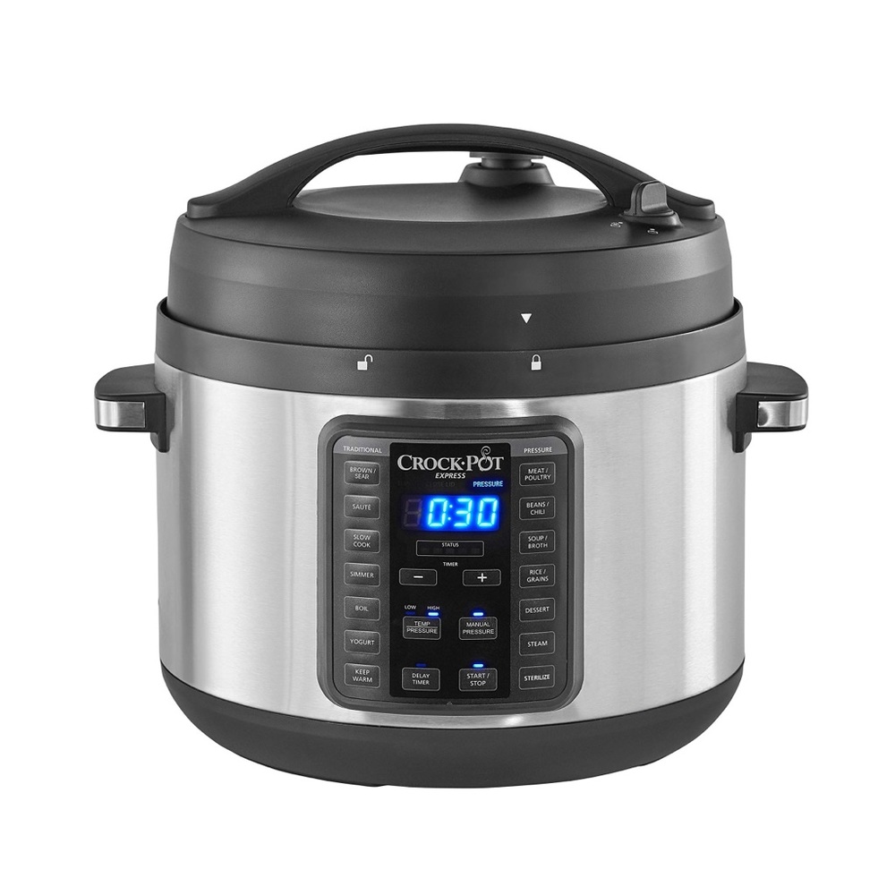 Crock-Pot - 10qt Digital Multi Cooker - Stainless Steel
